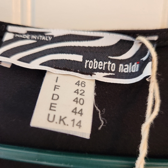 Italian designer Roberto Naldi Women's Vintage Dress  Size 8 - Picture 2 of 4